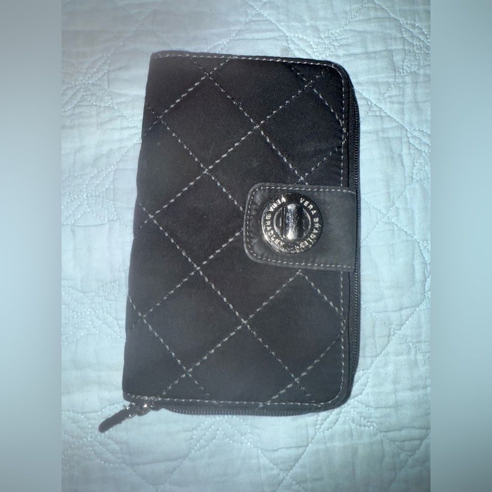 Vera Bradley Black Quilted Wallet
